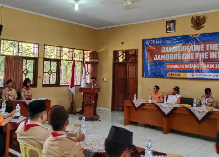 1.083 Pramuka Penegak Kwarcab Batang Meriahkan Kegiatan Jota Joti 2026