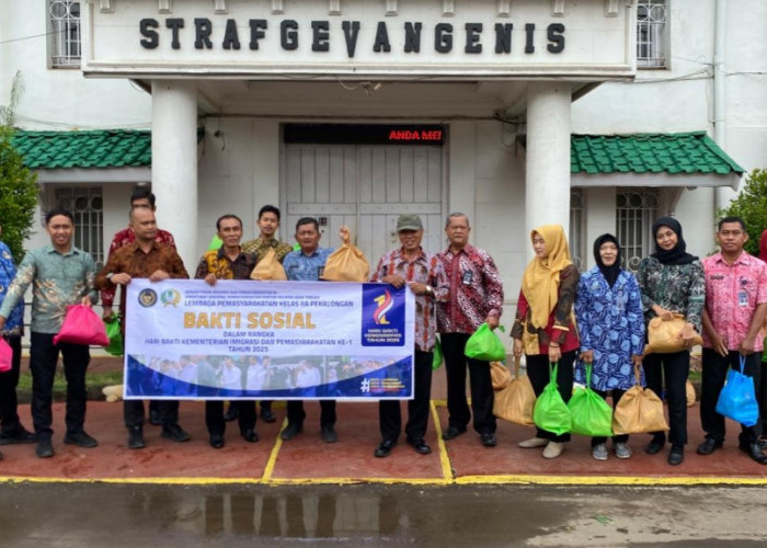Lapas Pekalongan Gelar Bakti Sosial dalam Rangka Hari Bakti Kemenimipas ke-1 Tahun 2025