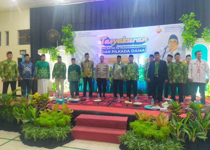 Tasyakuran Milad ke-112 Muhammadiyah dan Pilkada Damai, Ketua PDM Pekalongan Apresiasi Kinerja Polisi