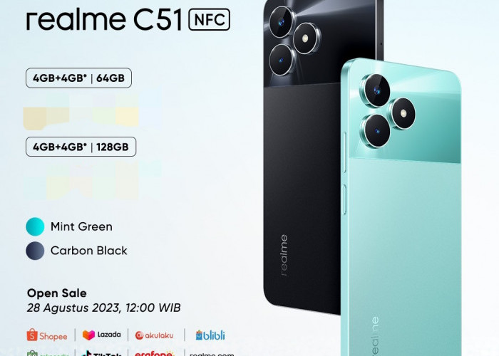 Harga Realme C51 Terbaru 2023, Tetap Murah dan  Membawa Performa yang Gahar