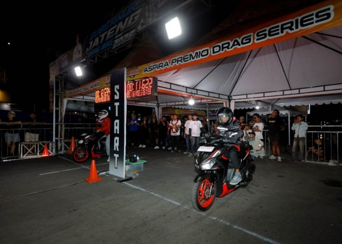 Honda Vario EVO 160 Unjuk Performa di Governor Jateng Drag Bike Solo