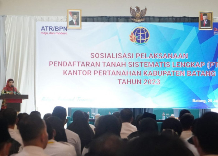 24.900 Bidang Tanah di 24 Desa di Batang Masuk Program PTSL Tahun 2023