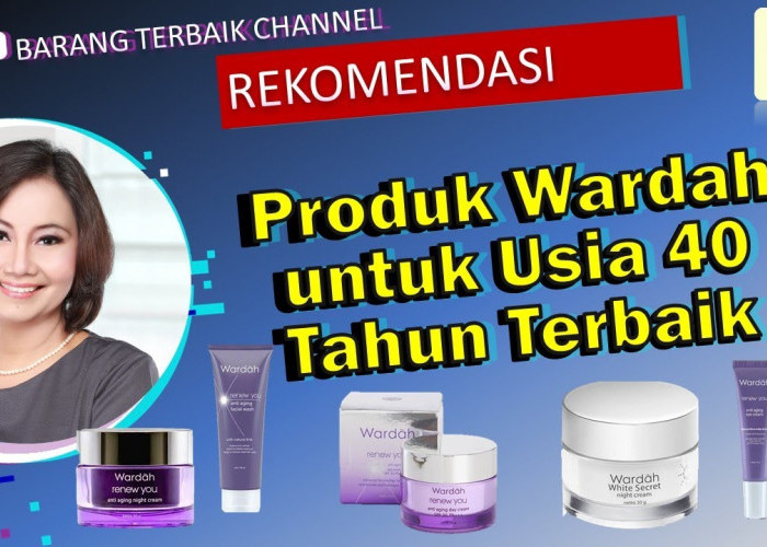 2 Paket Cream Pagi dan Malam Wardah untuk Usia 40 Tahun keatas, Efektif Lawan Tanda Penuaan Kulit