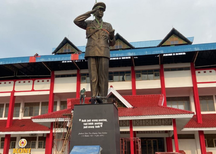 Patung Jenderal Hoegeng Sudah Berdiri di Kota Pekalongan