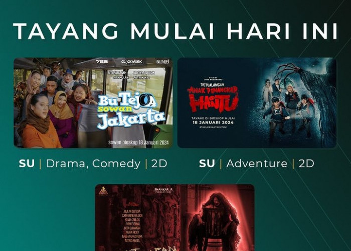 Jadwal Bioskop Pekalongan Hari Ini Selasa 23 Januari 2024, Masih Tayang Film Horor Rambut Kafan 