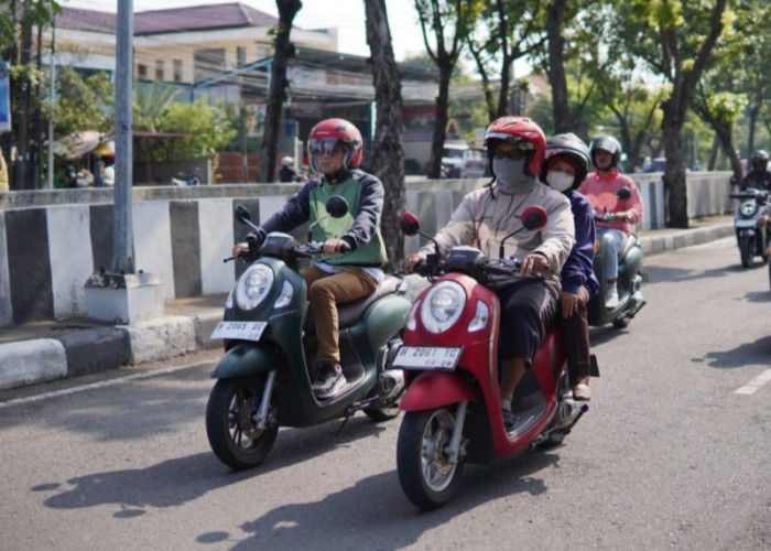 Fantastis! 1100 Scoopy Riders Lakukan Touring Serentak di 22 Kab/Kota Jawa Tengah