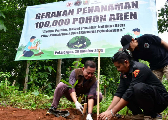 Wakil Bupati Pekalongan Sukirman: Penanaman 100 Ribu Pohon Aren Jadi Langkah Nyata Cegah Bencana