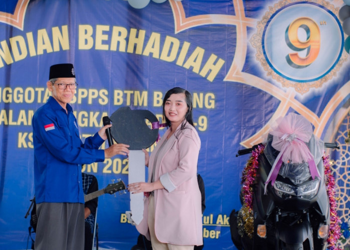 Milad ke-9, KSPPS BTM Batang Bagi-bagi Motor dan Aneka Hadiah ke Nasabah