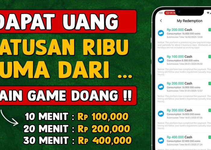 Game Penghasil Uang No Hoax! Tarik Saldo DANA Gratis Rp500 Ribu Tanpa Modal, Begini Caranya