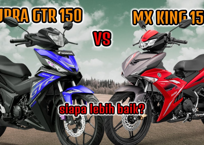 Pertarungan Motor Bebek! Honda Supra GTR 150 Vs Yamaha Jupiter MX King Sebagai Motor Ojek Online, Unggul Mana?