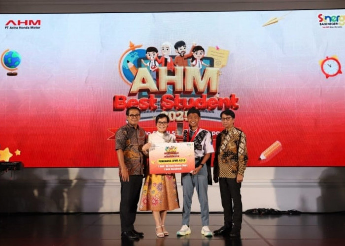 Refan Enggi, Pelajar SMK Binaan Astra Motor Jateng Juara Pertama AHM Best Student 2025