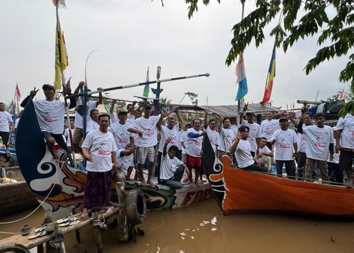 Ingin Ada Perubahan di Kampung Nelayan, Ratusan Nelayan Pantura Batang Deklarasi Dukung Prabowo-Gibran