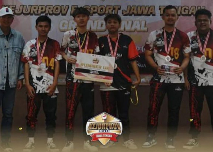 Tim Esports Kabupaten Pekalongan Raih Medali di Kejurprov Jateng