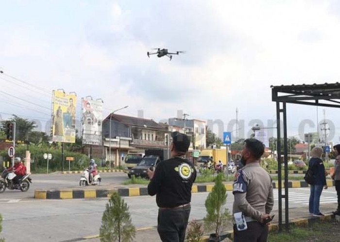 Polda Jateng Uji coba ETLE Drone di wilayah Kabupaten Pekalongan