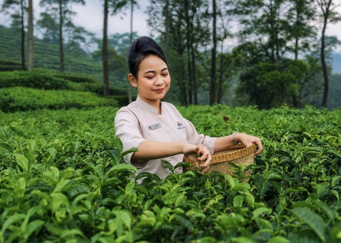 Amandaru Hotel Pekalongan Hadirkan Signature Matcha Dari Daun Teh Lokal Pagilaran Batang