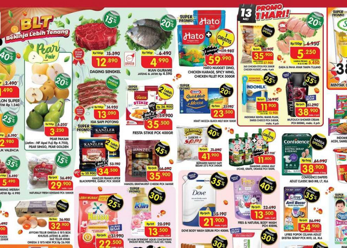 DAHSYAT! Promo SUPERINDO WEEKDAY Periode 13-15 Mei 2025: Diskon Hingga 45% untuk Belanja Kebutuhan Kalian!