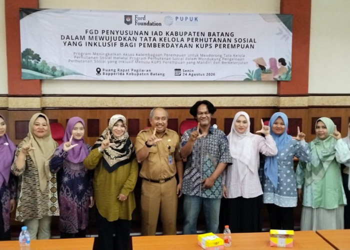 KUPS Perempuan Didorong Naik Kelas, Batang Susun Strategi Pengembangan Perhutanan Sosial