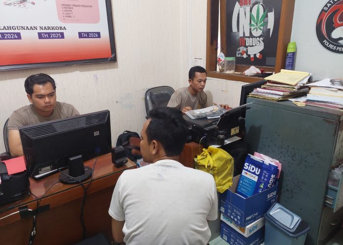 Edarkan Ganja dan Alprazolam, Pemuda Podo Ditangkap Polisi