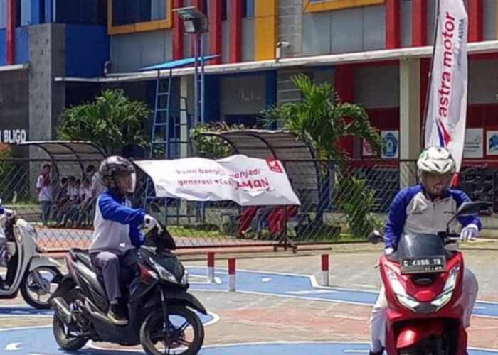 80 Siswa SMK Muhammadiyah Bligo Ikuti Safety Riding, Budayakan Perilaku Keselamatan Berkendara