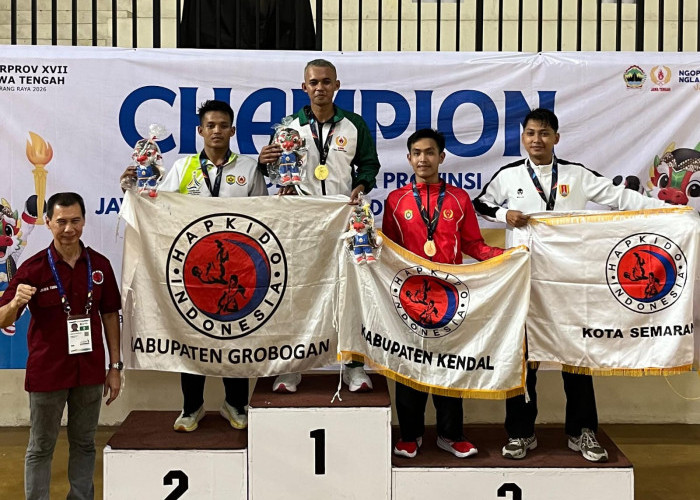 Puguh Dwiko Susanto Juara Hapkido U-62 Kg, Kabupaten Pekalongan Raih Emas Perdana di Porprov 2026
