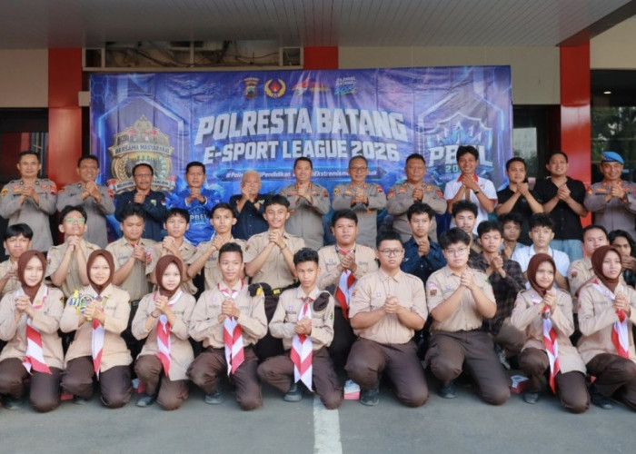Polresta Batang Gelar PBEL III 2026, Ratusan Gamers Diajak Cegah Judi Online dan Tawuran