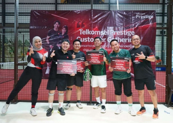 Telkomsel Ajak Pelanggan Prestige Main Padel, Perkuat Kedekatan Lewat Gaya Hidup