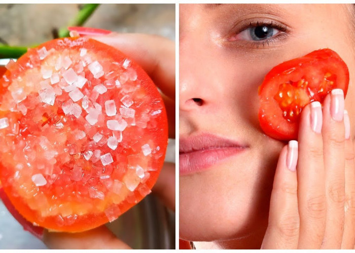 Begini Cara Menggunakan Tomat untuk Wajah Usia 40 Tahun Ke Atas, Sekali Usap Bikin Kulit Mulus Bebas Noda 