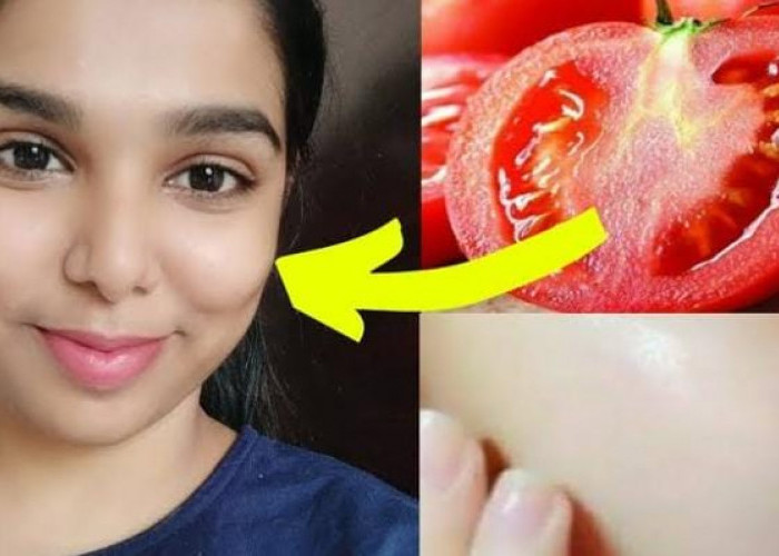 Cara Cepat Menghilangkan Flek Hitam Menahun dengan Tomat dalam 1 Hari, Wajah Glowing Permanen Plus Awet Muda