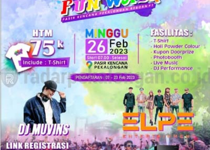 Colour Fun Walk Akan Ramaikan Setahun TWL