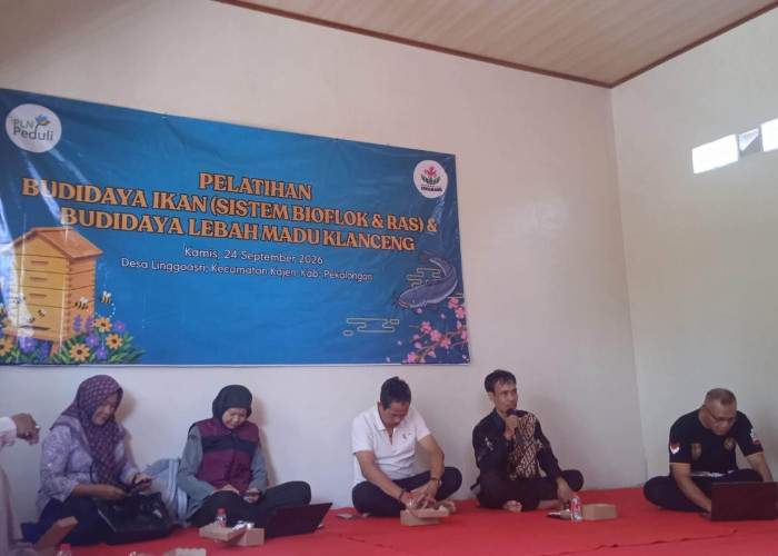 KWT Srikandi Asri Linggoasri Dorong Warga Kembangkan Budidaya Ikan Sistem Bioflok dan Lebah Madu Klanceng