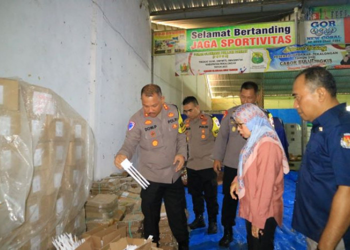 Kapolres Pekalongan Cek Gudang Logistik Pilkada 2024, Pastikan Pengawalan dan Keamanan Logistik