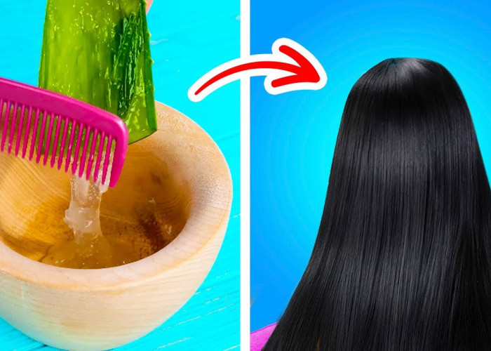 DIY Shampo Lidah Buaya untuk Menghilangkan Uban Hingga Ke Akar, Rambut Hitam Merata dalam 1 Malam