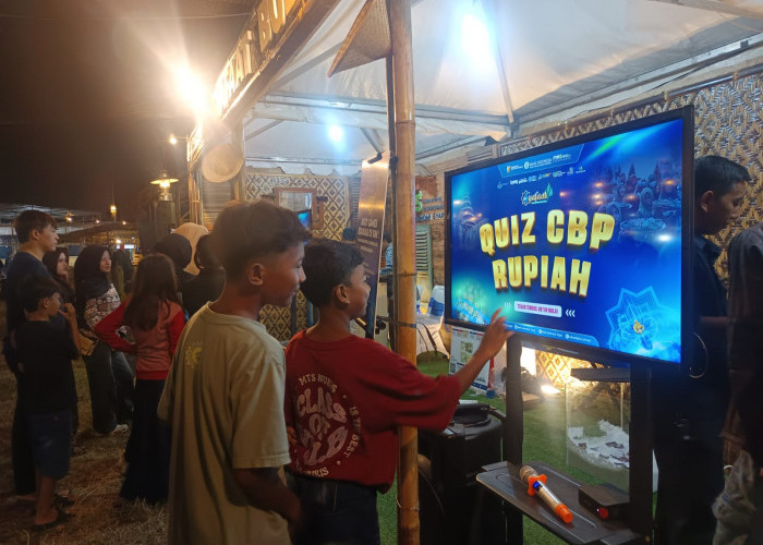 Serunya Liburan Sekolah di Festival Bubur Suro, Anak-anak Belajar Ekonomi Syariah Plus Dapat Voucher Jajan