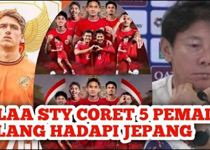 Shin Tae-yong Coret 5 Pemain Timnas Indonesia Jelang Hadapi Jepang dan Arab Saudi