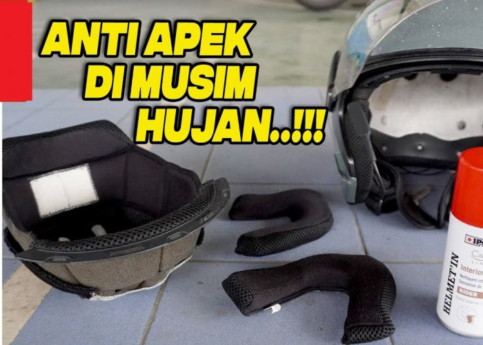 Anti Apek di Musim Hujan! Begini Trik Ampuh dan Cepat Mengeringkan Helm Basah Setelah Hujan