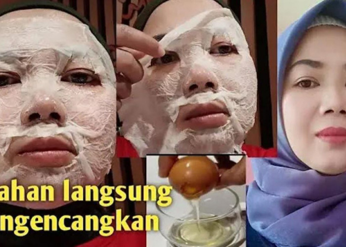 DIY Masker Pengencang Wajah dari Bahan Dapur Agar Awet Muda, Wajah Langsung Glowing Bebas Flek Hitam