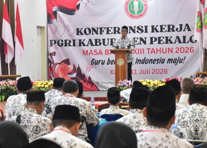 Pemkab Pekalongan Dorong Sinergi PGRI Perkuat Mutu Pendidikan Melalui Konkerkab I