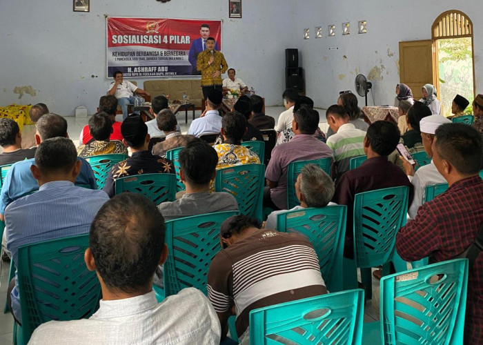 Ashraff Abu Anggota DPR RI Komisi X Fraksi Partai Golkar Menyelenggarakan Sosialisai 4 Pilar di Pekalongan