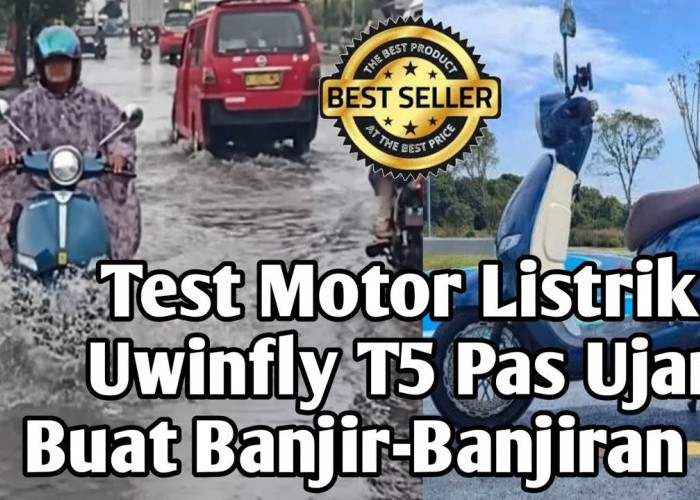 5 Tips Aman Berkendara Motor Listrik saat Hujan agar Tetap Nyaman dan Selamat, Ketahui Sekarang Juga!