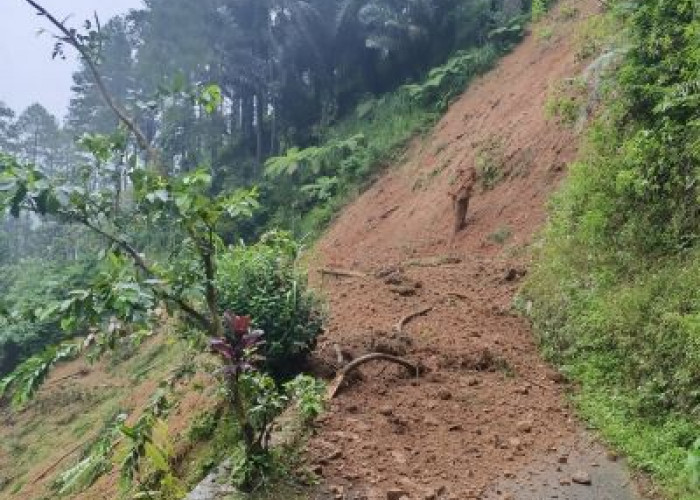 Jalan Putus Total Akibat Longsor, Sekolah di Desa Depok Terisolir, Pembelajaran Daring Terkendala Sinyal
