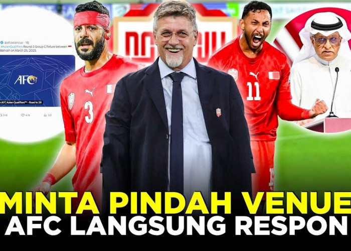 Standar Ganda AFC Gembosi Timnas Indonesia: AFC Proses Serius Permintaan Bahrain Main di Tempat Netral?