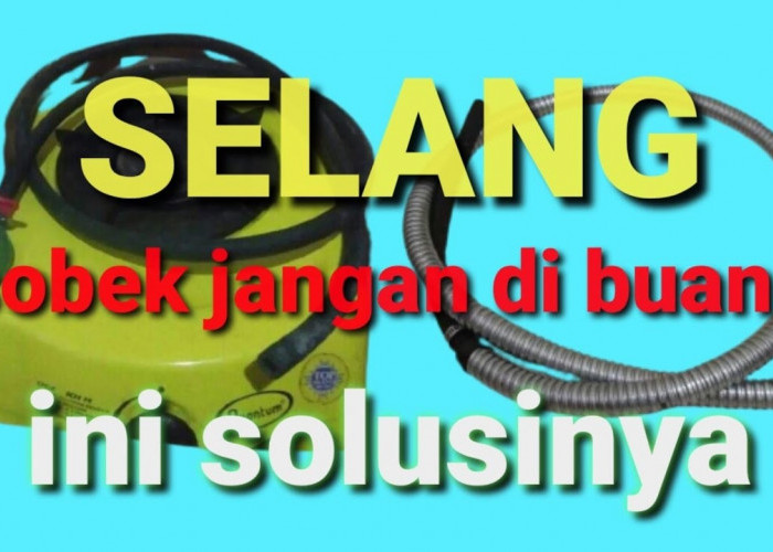 Sangat Mudah! Trik Ampuh Atasi Selang Tabung Gas Bocor dan Sobek, Jangan Buru-Buru Ganti Baru!