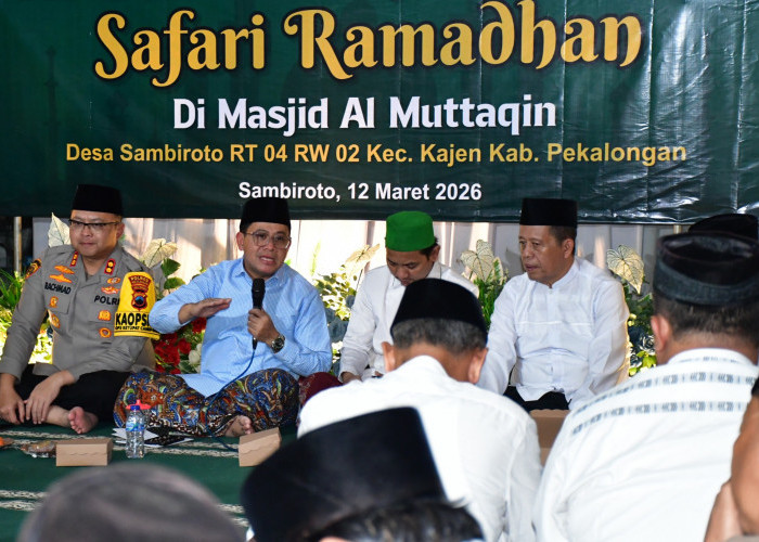 Plt. Bupati Pekalongan Sukirman Gelar Safari Ramadhan di Sambiroto Kajen, Tampung Aspirasi Warga