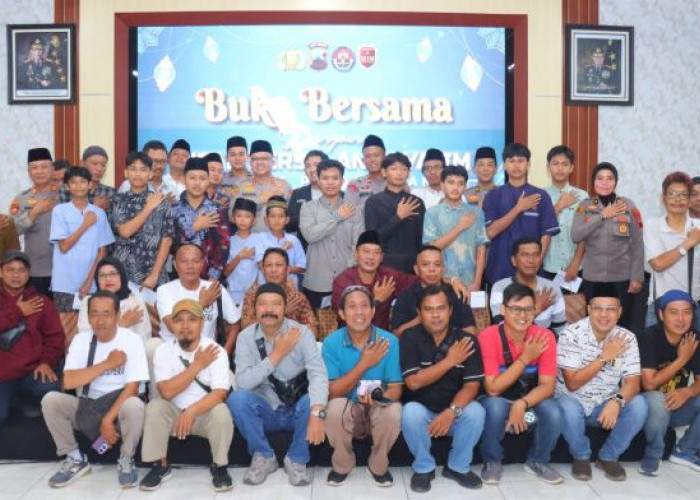 Polres Pekalongan Gelar Buka Bersama Wartawan dan Anak Yatim