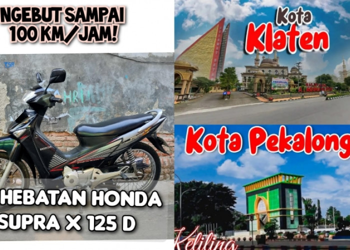 Kehebatan Honda Supra X 125 D Taklukan Panasnya Jalan Pantura Pekalongan Klaten, Bisa Ngebut Sampai 100 km/jam