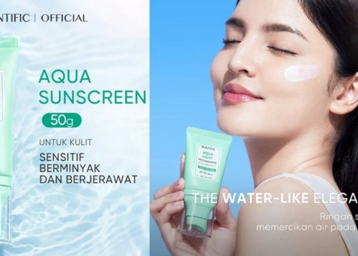 Review Sunscreen Terbaru Skintific untuk Kulit Sensitif dan Berjerawat, SPF 35 Ringan Tanpa Efek Whitecast