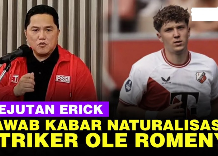 Kejutan! Erick Thohir Jawab Kabar Naturalisasi Striker FC Utrecht Ole Romeny, Ternyata…