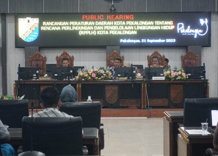 DPRD Kota Pekalongan Gelar Public Hearing Raperda tentang RPPLH