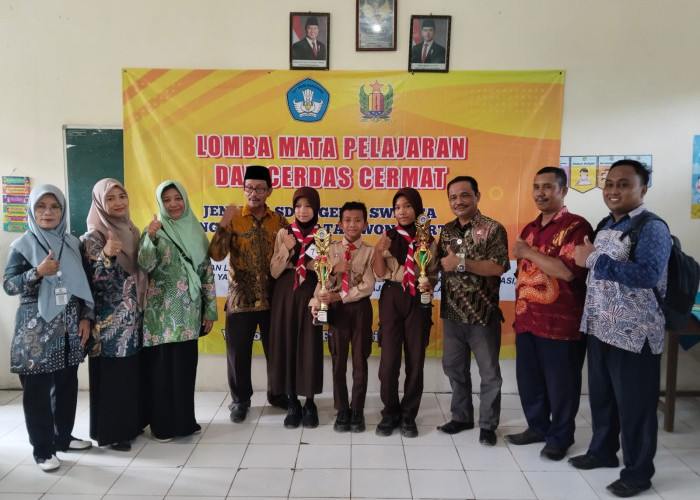 Siswa Siswi SDN 01 Api-Api Wonokerto Raih Juara 2 Lomba Matematika dan Cerdas Cermat