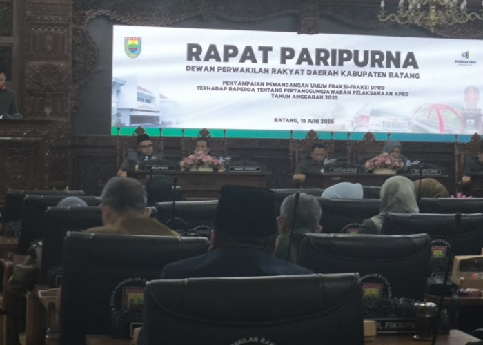 Fraksi PKS Sorot Belanja Tak Terserap dan SILPA dalam Raperda Pertanggungjawaban APBD Batang 2025